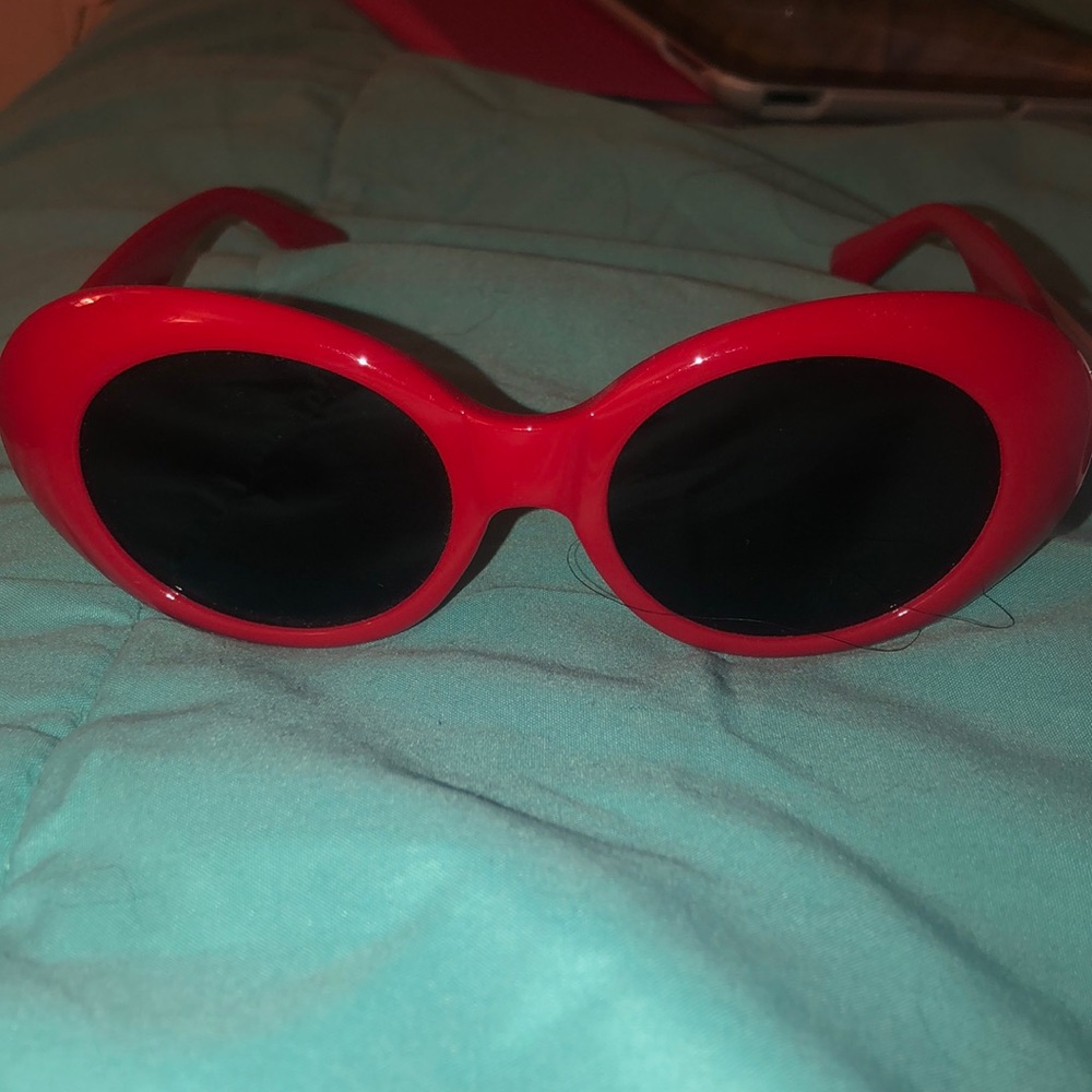 Red and white bundle sunglasses